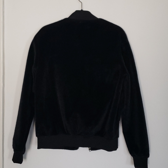 Faux fur bomber jacket - Picture 3 of 4